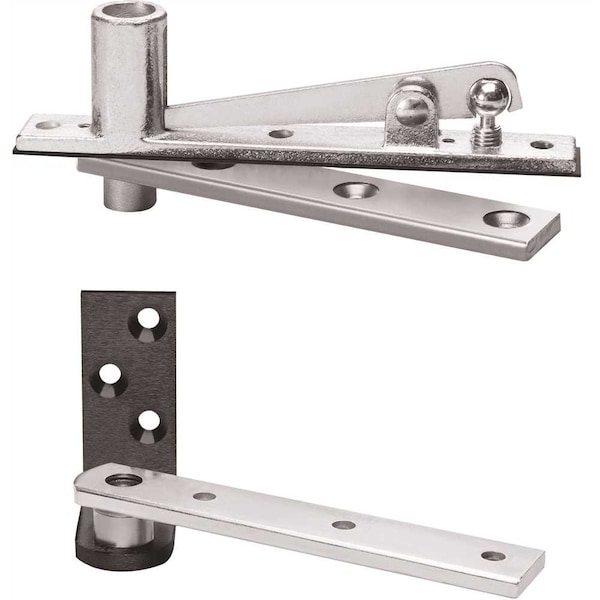 1 in. x 5-1/4 in. Pivot Hinge Brass Center Hung Pivot
